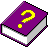 Retro Question Mark Book Icon